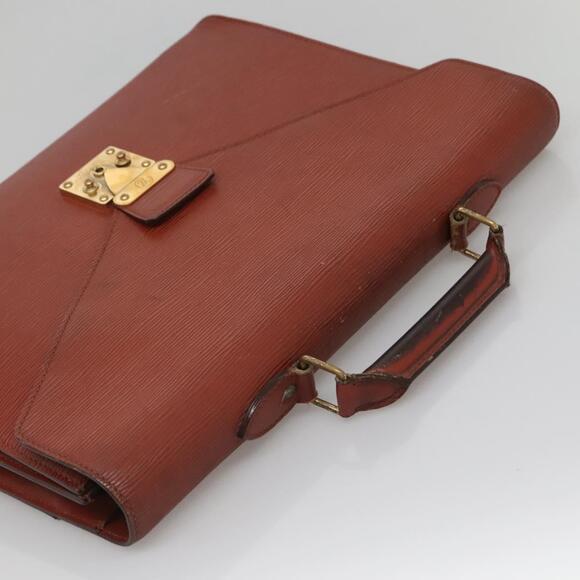 LOUIS VUITTON Epi Serviette Conseiller Briefcase Brown M54423 - Picture 6 of 12